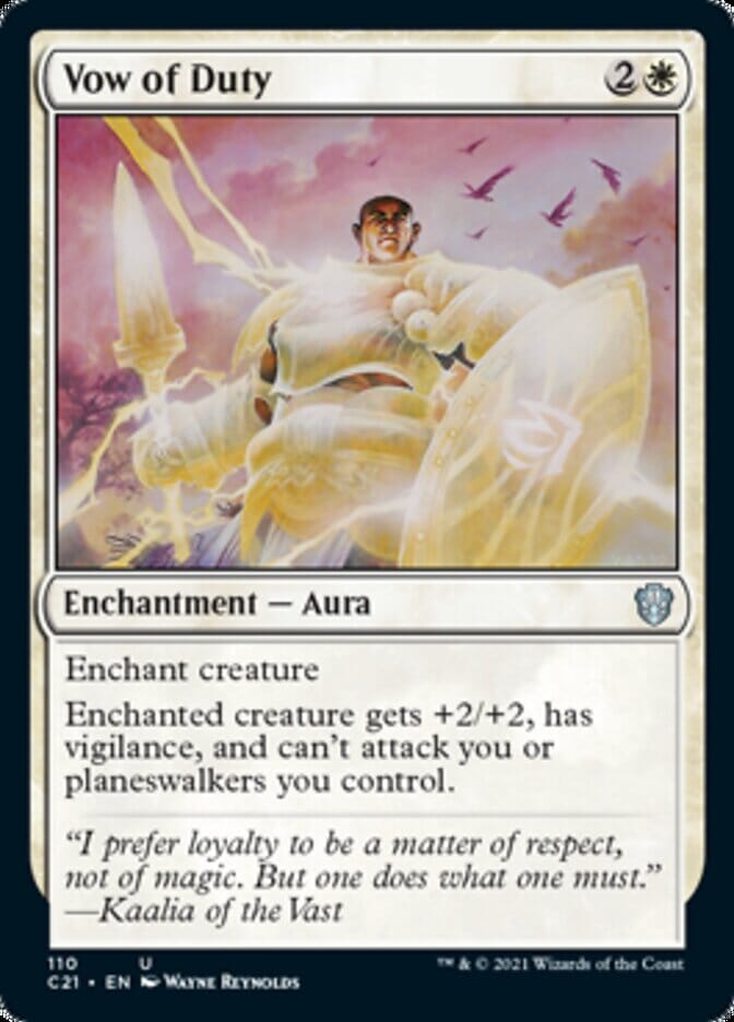 Vow of Duty [Commander 2021] MTG Single Magic: The Gathering  | Multizone: Comics And Games