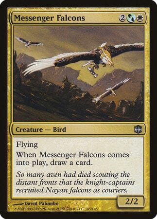 Messenger Falcons [Alara Reborn] MTG Single Magic: The Gathering  | Multizone: Comics And Games