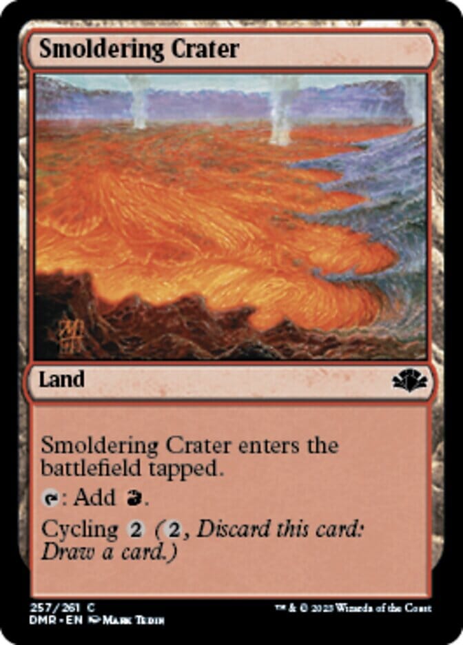 Smoldering Crater [Dominaria Remastered] MTG Single Magic: The Gathering  | Multizone: Comics And Games