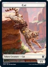 Cat // Copy Double-sided Token [Zendikar Rising Tokens] MTG Single Magic: The Gathering  | Multizone: Comics And Games