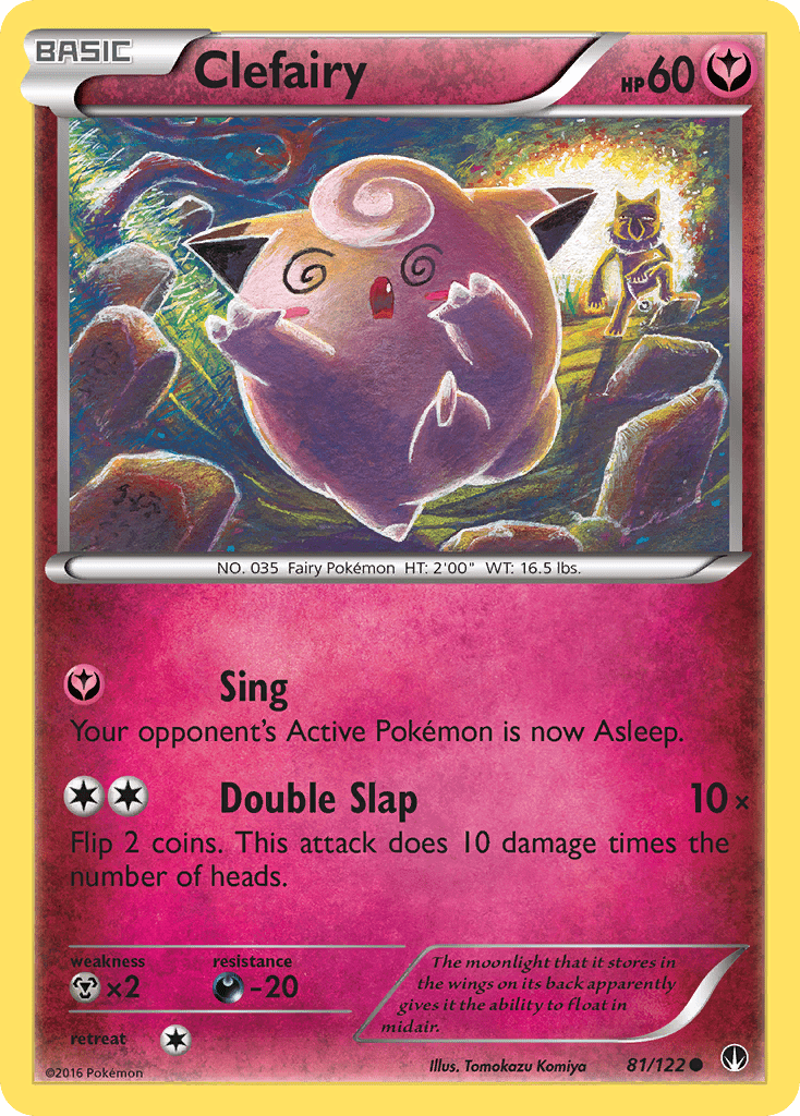 Clefairy (81/122) [XY: BREAKpoint] Pokemon Single Pokémon  | Multizone: Comics And Games