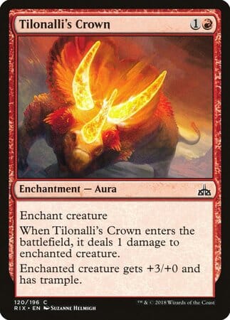 Tilonalli's Crown [Rivals of Ixalan] MTG Single Magic: The Gathering  | Multizone: Comics And Games