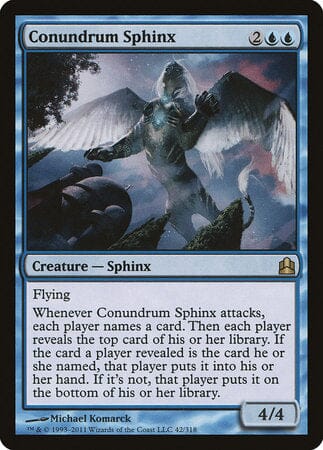 Conundrum Sphinx [Commander 2011] MTG Single Magic: The Gathering  | Multizone: Comics And Games