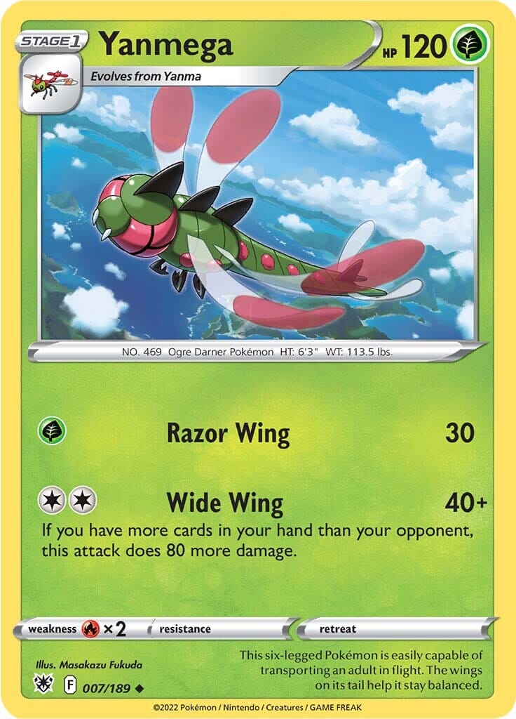 Yanmega (007/189) [Sword & Shield: Astral Radiance] Pokemon Single Pokémon  | Multizone: Comics And Games