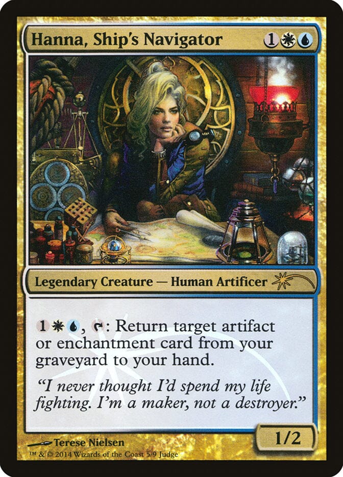 Hanna, Ship's Navigator [Judge Gift Cards 2014] MTG Single Magic: The Gathering  | Multizone: Comics And Games