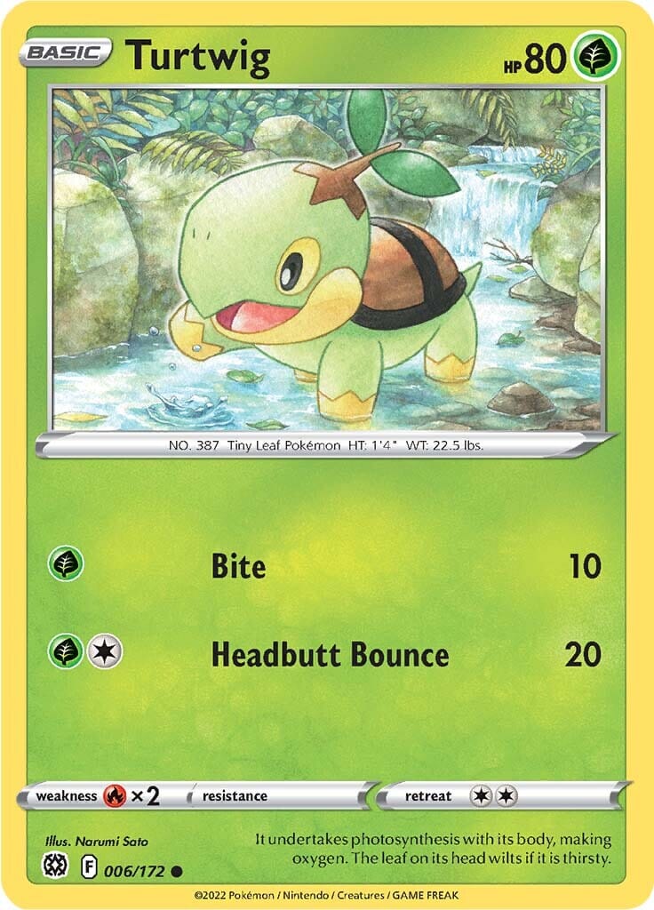 Turtwig (006/172) [Sword & Shield: Brilliant Stars] Pokemon Single Pokémon  | Multizone: Comics And Games