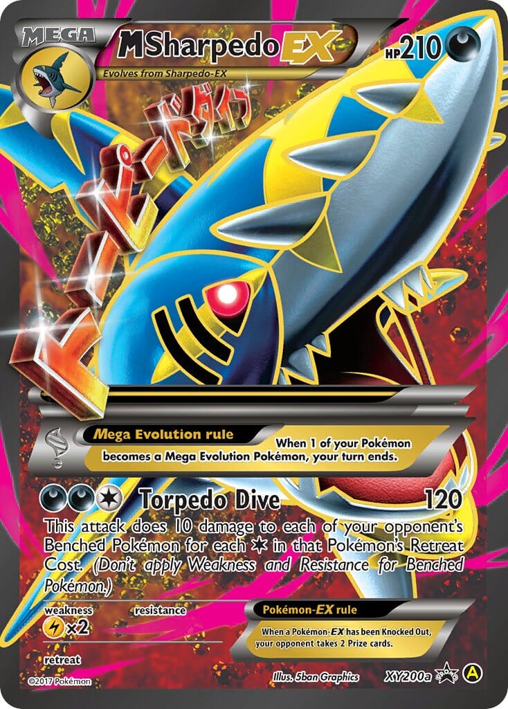 M Sharpedo EX (XY200a) [Alternate Art Promos] Pokemon Single Pokémon  | Multizone: Comics And Games