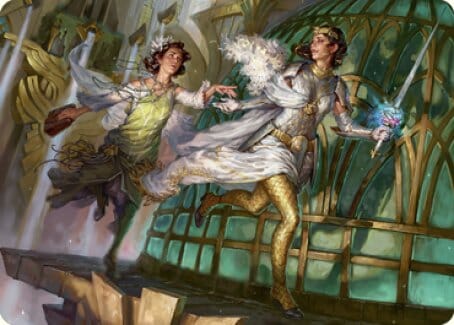 Daring Escape Art Card [Streets of New Capenna Art Series] MTG Single Magic: The Gathering  | Multizone: Comics And Games