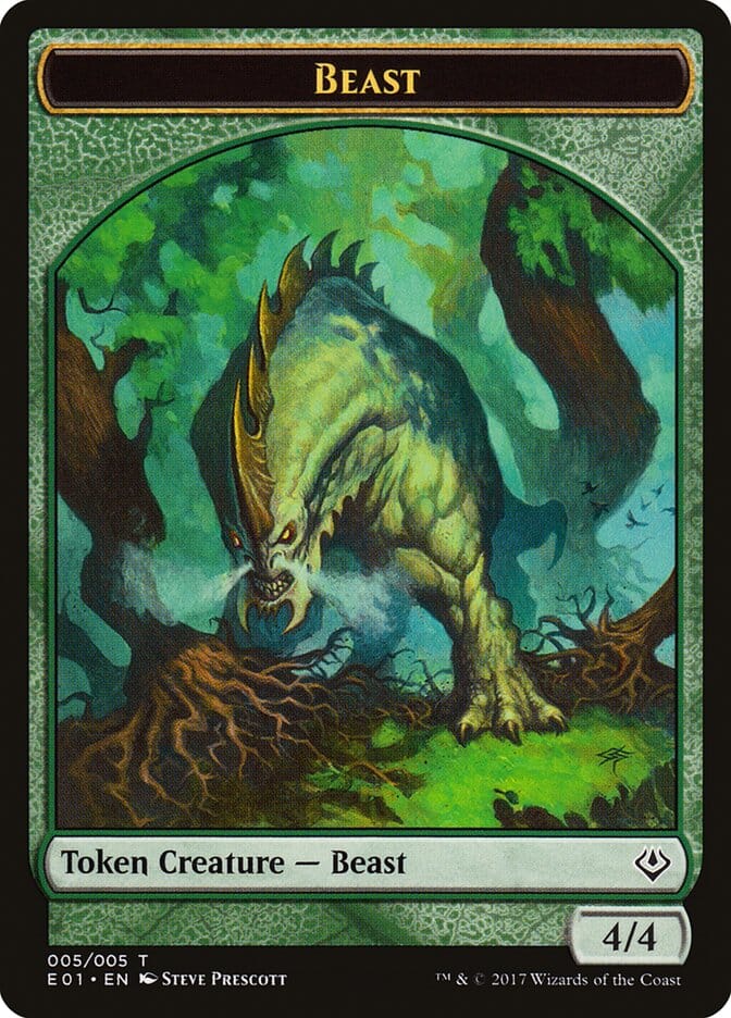 Beast (005/005) [Archenemy: Nicol Bolas Tokens] MTG Single Magic: The Gathering  | Multizone: Comics And Games