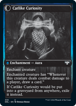 Mischievous Catgeist // Catlike Curiosity [Innistrad: Double Feature] MTG Single Magic: The Gathering  | Multizone: Comics And Games