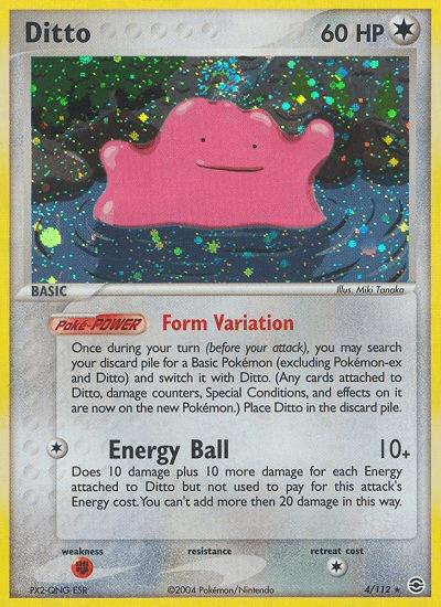 Ditto (4/112) [EX: FireRed & LeafGreen] Pokemon Single Pokémon  | Multizone: Comics And Games
