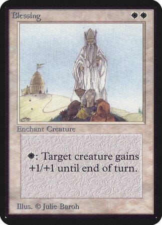 Blessing [Limited Edition Alpha] MTG Single Magic: The Gathering  | Multizone: Comics And Games