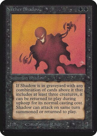 Nether Shadow [Limited Edition Alpha] MTG Single Magic: The Gathering  | Multizone: Comics And Games