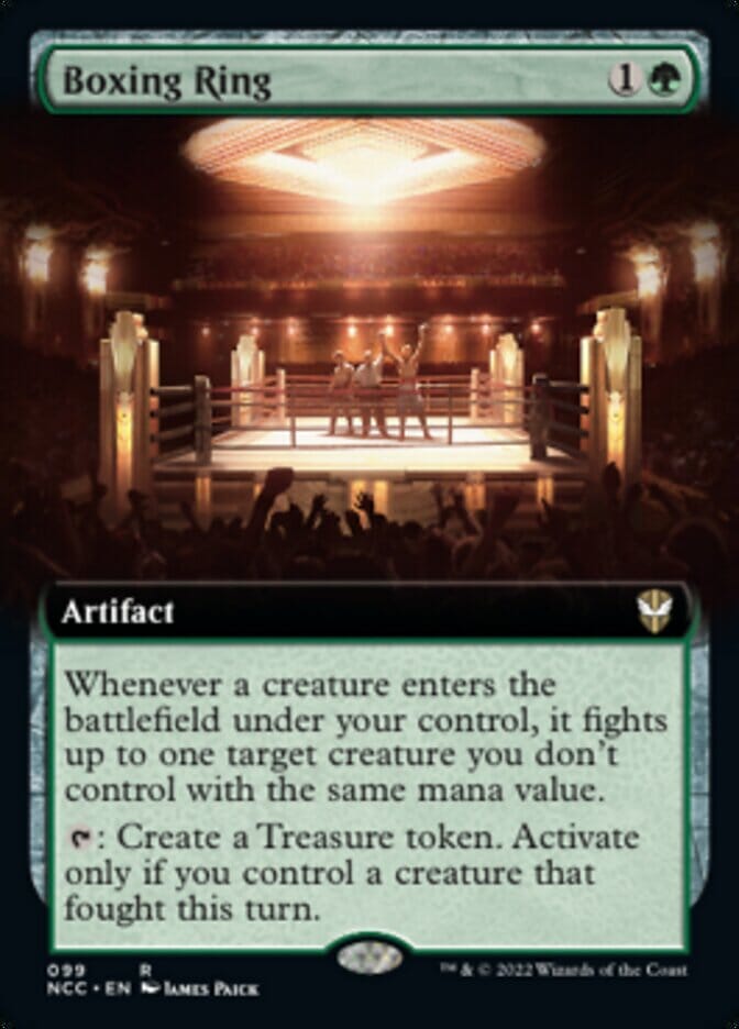 Boxing Ring (Extended Art) [Streets of New Capenna Commander] MTG Single Magic: The Gathering  | Multizone: Comics And Games