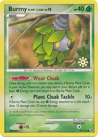 Burmy Plant Cloak (78/132) [Countdown Calendar Promos] Pokemon Single Pokémon  | Multizone: Comics And Games