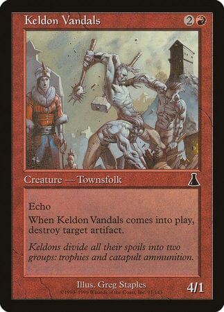 Keldon Vandals [Urza's Destiny] MTG Single Magic: The Gathering  | Multizone: Comics And Games