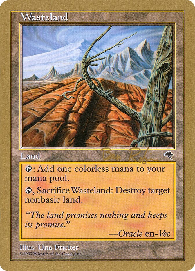 Wasteland (Ben Rubin) [World Championship Decks 1998] MTG Single Magic: The Gathering  | Multizone: Comics And Games