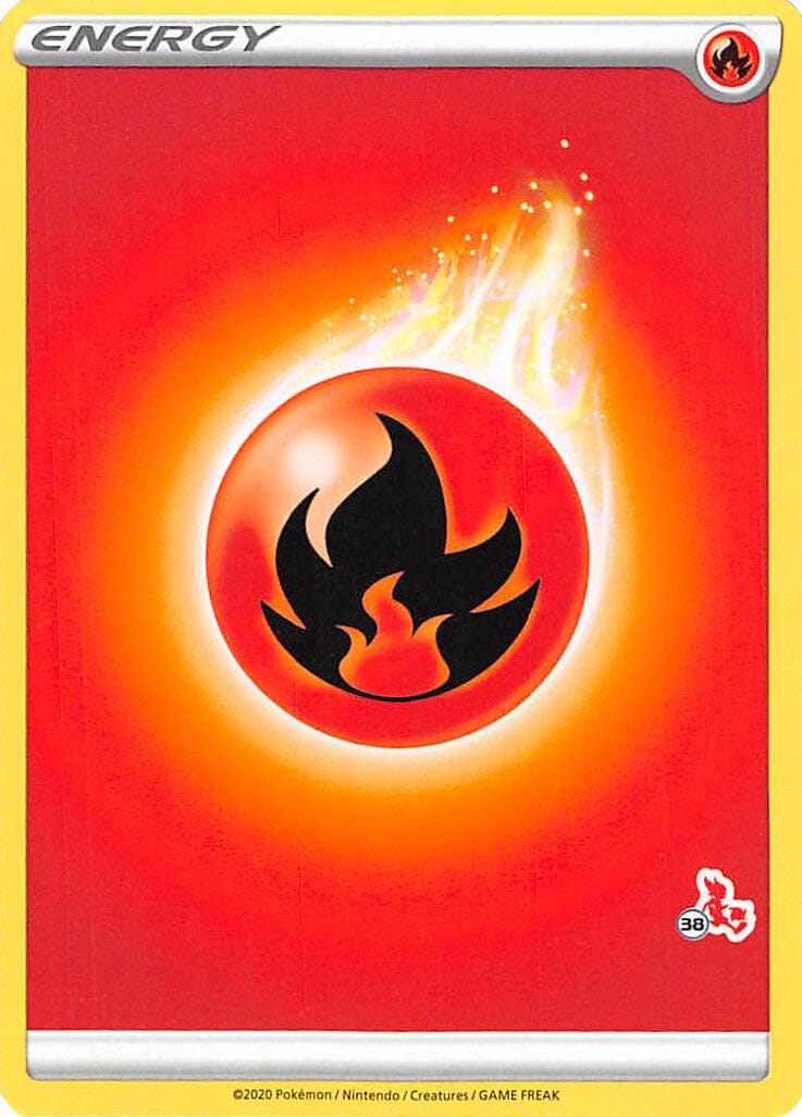 Fire Energy (Cinderace Stamp #38) [Battle Academy 2022] Pokemon Single Pokémon  | Multizone: Comics And Games
