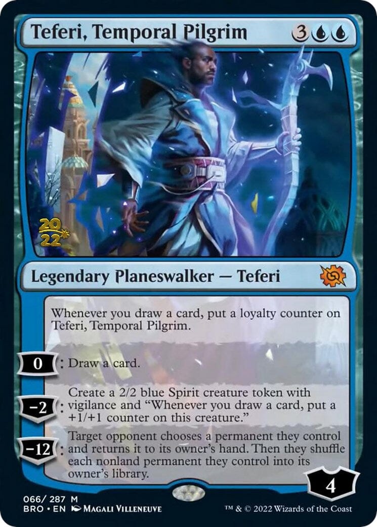 Teferi, Temporal Pilgrim [The Brothers' War: Prerelease Promos] MTG Single Magic: The Gathering  | Multizone: Comics And Games