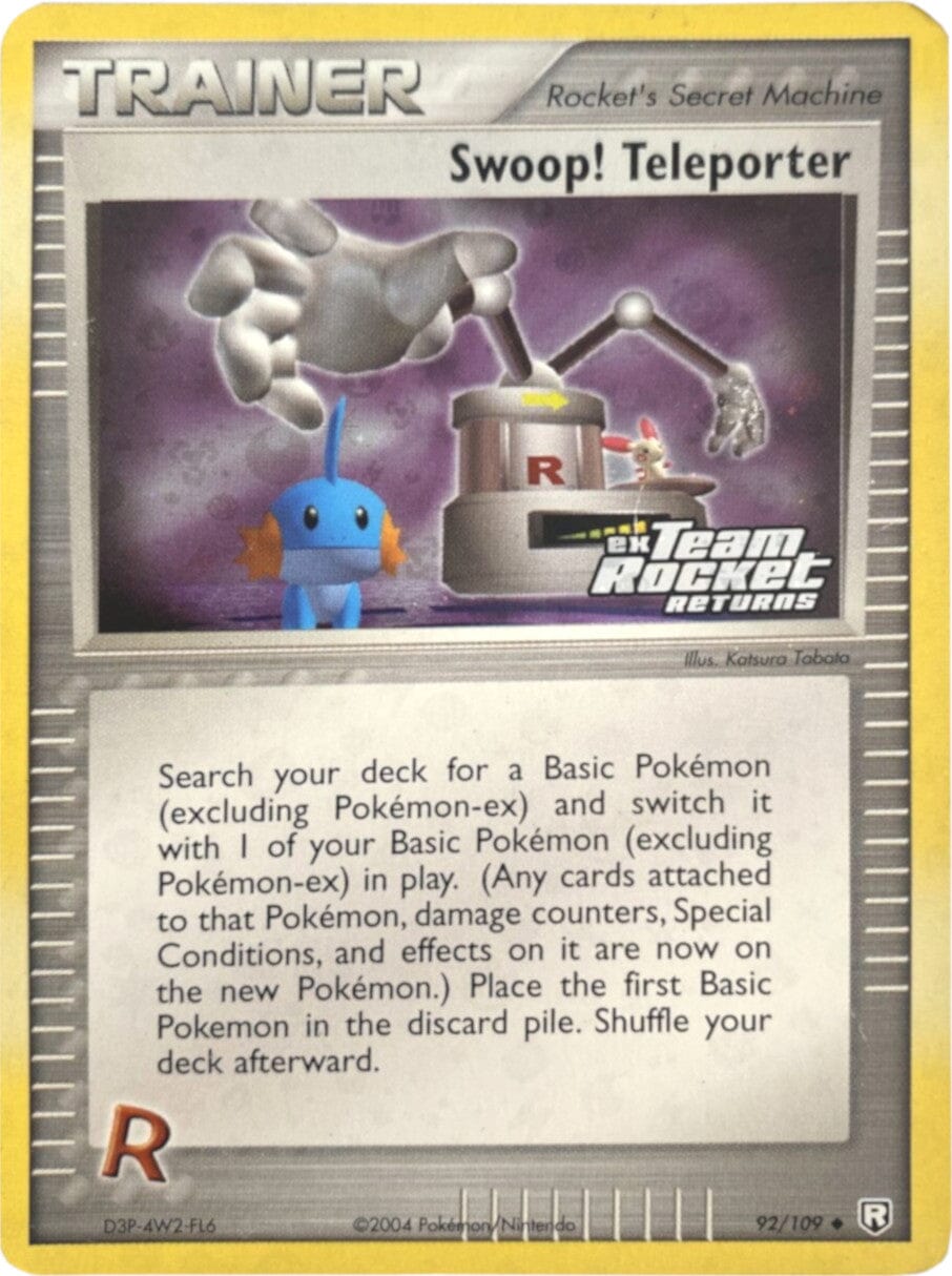 Swoop! Teleporter (92/109) (Stamped) [EX: Team Rocket Returns] Pokemon Single Pokémon  | Multizone: Comics And Games