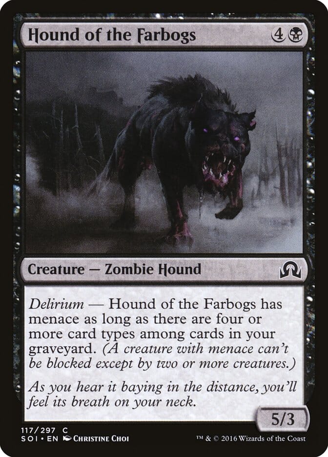 Hound of the Farbogs [Shadows over Innistrad] MTG Single Magic: The Gathering  | Multizone: Comics And Games