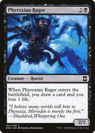 Phyrexian Rager [Eternal Masters] MTG Single Magic: The Gathering  | Multizone: Comics And Games