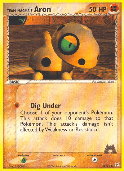 Team Magma's Aron (59/95) [EX: Team Magma vs Team Aqua] Pokemon Single Pokémon  | Multizone: Comics And Games