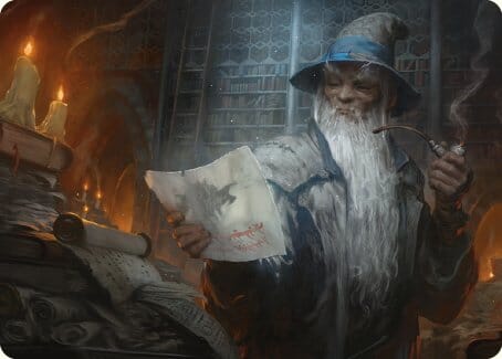 Learn from the Past Art Card [The Lord of the Rings: Tales of Middle-earth Art Series] MTG Single Magic: The Gathering  | Multizone: Comics And Games