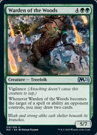 Warden of the Woods [Core Set 2021] MTG Single Magic: The Gathering  | Multizone: Comics And Games