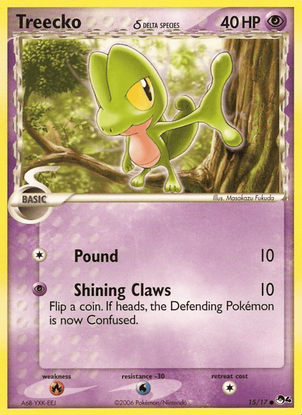 Treecko (15/17) (Delta Species) [POP Series 4] Pokemon Single Pokémon  | Multizone: Comics And Games