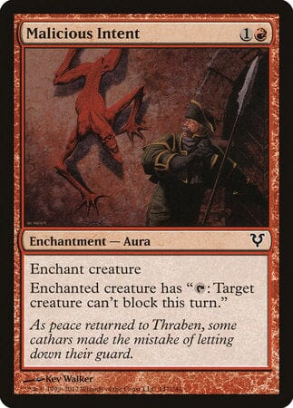 Malicious Intent [Avacyn Restored] MTG Single Magic: The Gathering  | Multizone: Comics And Games
