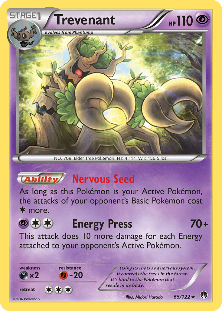 Trevenant (65/122) [XY: BREAKpoint] Pokemon Single Pokémon  | Multizone: Comics And Games