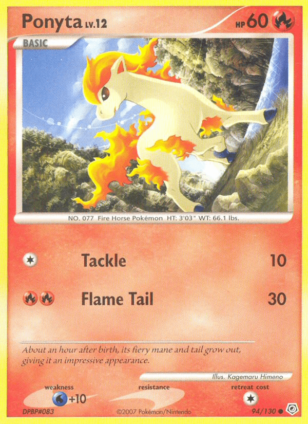 Ponyta (94/130) [Diamond & Pearl: Base Set] Pokemon Single Pokémon  | Multizone: Comics And Games