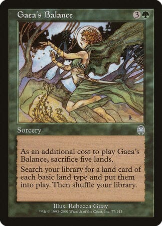 Gaea's Balance [Apocalypse] MTG Single Magic: The Gathering  | Multizone: Comics And Games