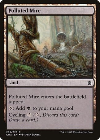 Polluted Mire [Commander Anthology] MTG Single Magic: The Gathering  | Multizone: Comics And Games