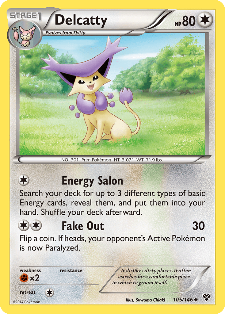 Delcatty (105/146) [XY: Base Set] Pokemon Single Pokémon  | Multizone: Comics And Games