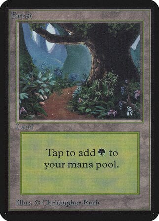 Forest (B) [Limited Edition Alpha] MTG Single Magic: The Gathering  | Multizone: Comics And Games