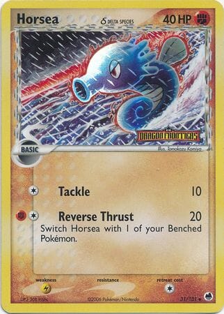 Horsea (31/101) (Delta Species) (Stamped) [EX: Dragon Frontiers] Pokemon Single Pokémon  | Multizone: Comics And Games