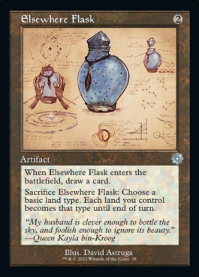 Elsewhere Flask (Retro Schematic) [The Brothers' War Retro Artifacts] MTG Single Magic: The Gathering  | Multizone: Comics And Games