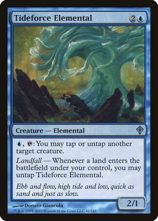 Tideforce Elemental [Worldwake] MTG Single Magic: The Gathering  | Multizone: Comics And Games