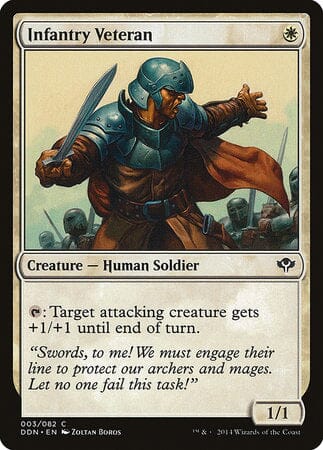 Infantry Veteran [Duel Decks: Speed vs. Cunning] MTG Single Magic: The Gathering  | Multizone: Comics And Games