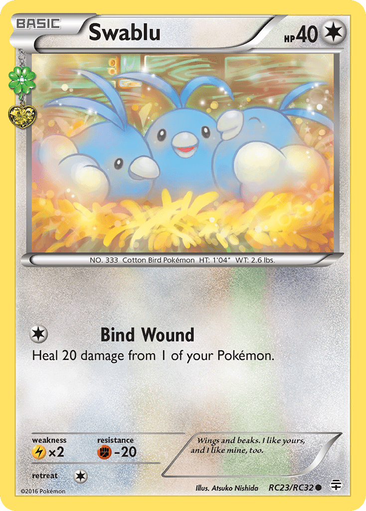 Swablu (RC23/RC32) [XY: Generations] Pokemon Single Pokémon  | Multizone: Comics And Games