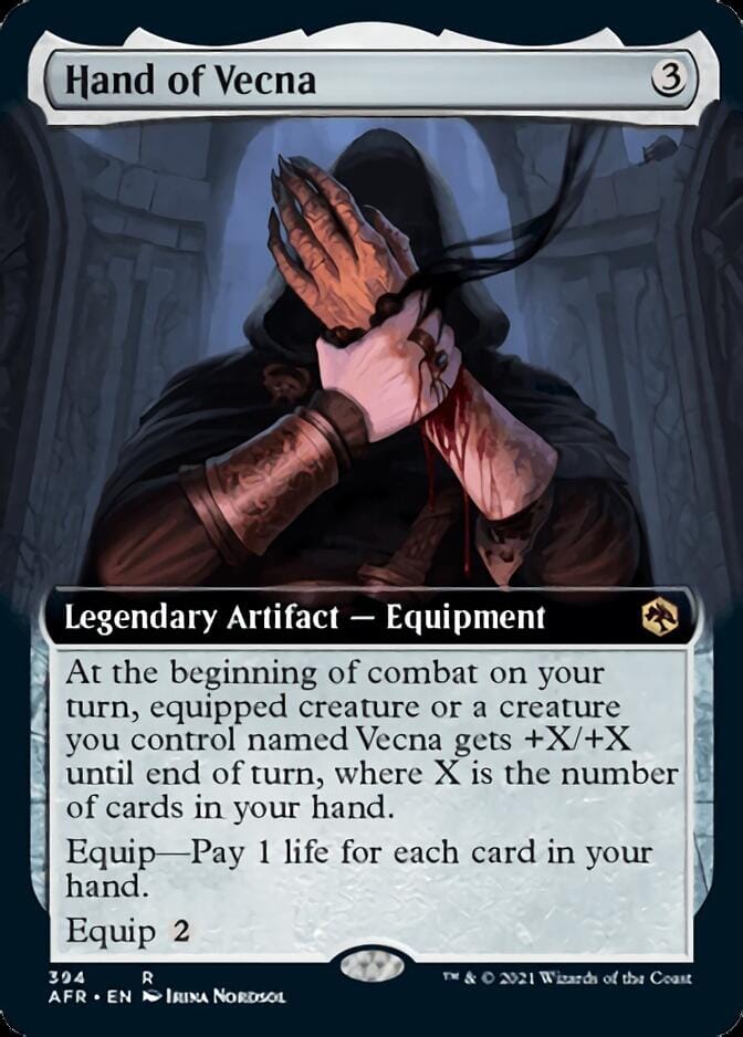 Hand of Vecna (Extended) [Dungeons & Dragons: Adventures in the Forgotten Realms] MTG Single Magic: The Gathering  | Multizone: Comics And Games