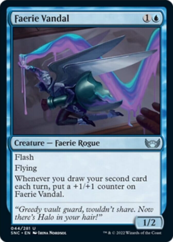 Faerie Vandal [Streets of New Capenna] MTG Single Magic: The Gathering  | Multizone: Comics And Games