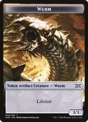 Thopter (008) // Wurm (030) Double-sided Token [Double Masters Tokens] MTG Single Magic: The Gathering  | Multizone: Comics And Games