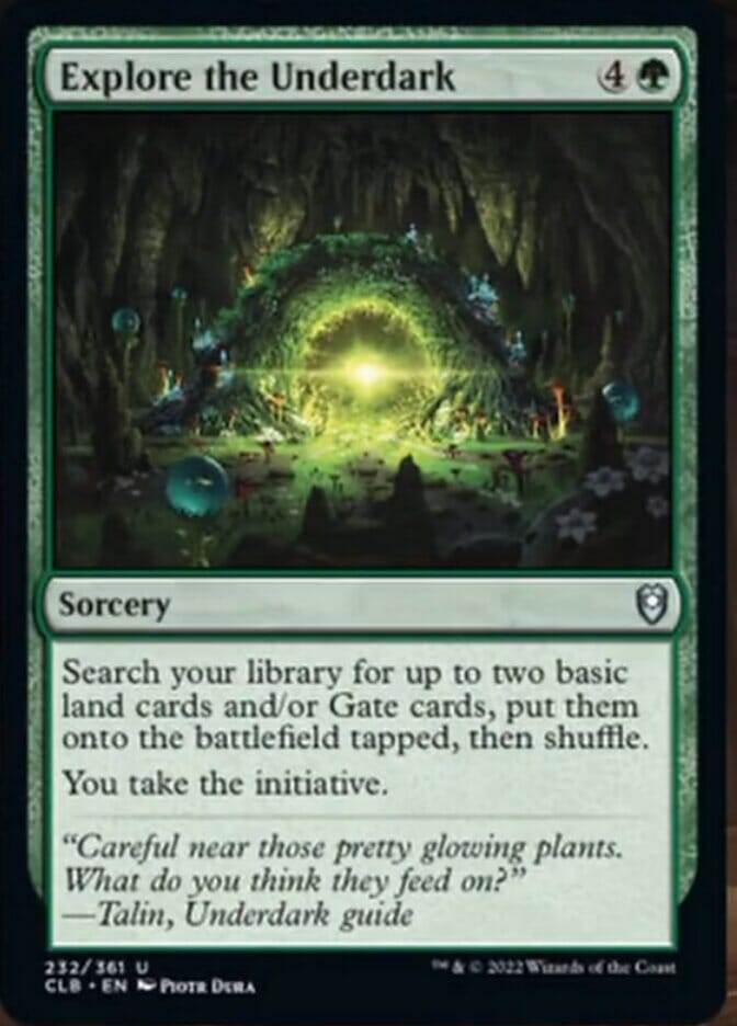 Explore the Underdark [Commander Legends: Battle for Baldur's Gate] MTG Single Magic: The Gathering  | Multizone: Comics And Games
