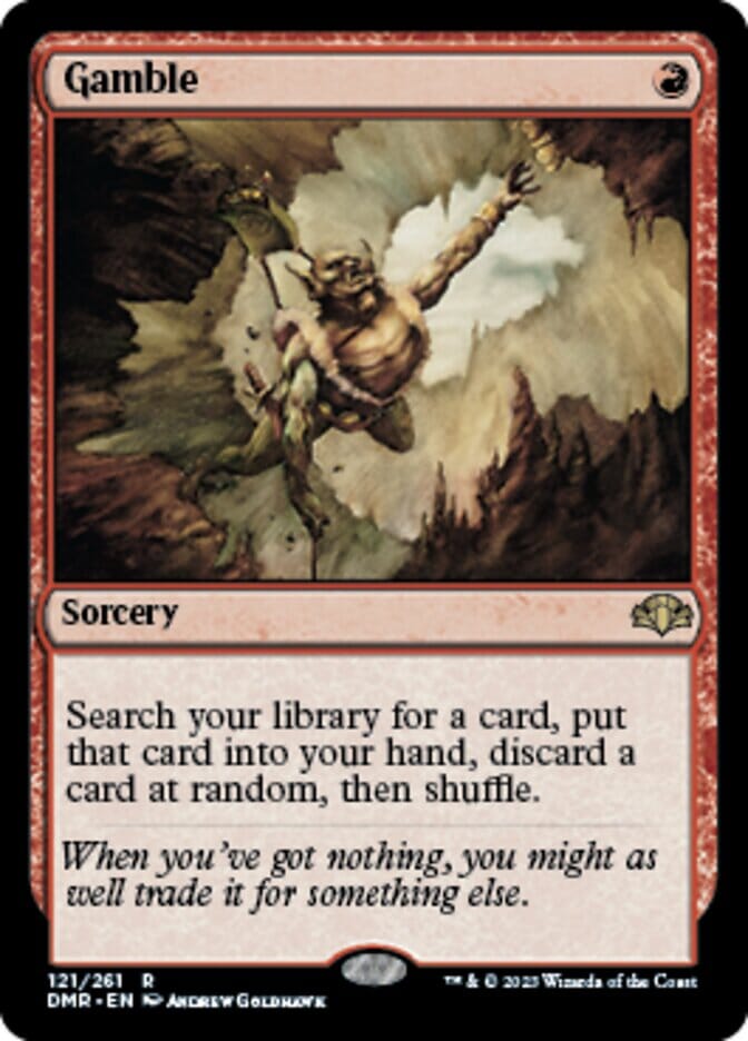 Gamble [Dominaria Remastered] MTG Single Magic: The Gathering  | Multizone: Comics And Games