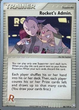 Rocket's Admin. (86/109) (Dark Tyranitar Deck - Takashi Yoneda) [World Championships 2005] Pokemon Single Pokémon  | Multizone: Comics And Games