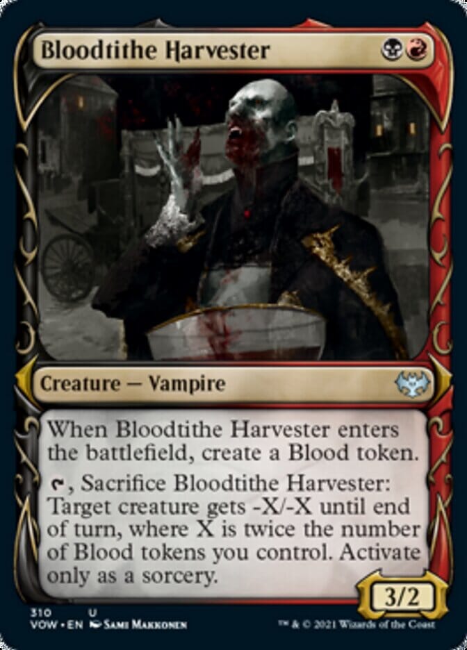 Bloodtithe Harvester (Showcase Fang Frame) [Innistrad: Crimson Vow] MTG Single Magic: The Gathering  | Multizone: Comics And Games