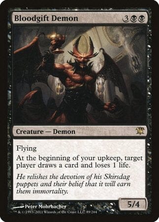 Bloodgift Demon [Innistrad] MTG Single Magic: The Gathering  | Multizone: Comics And Games